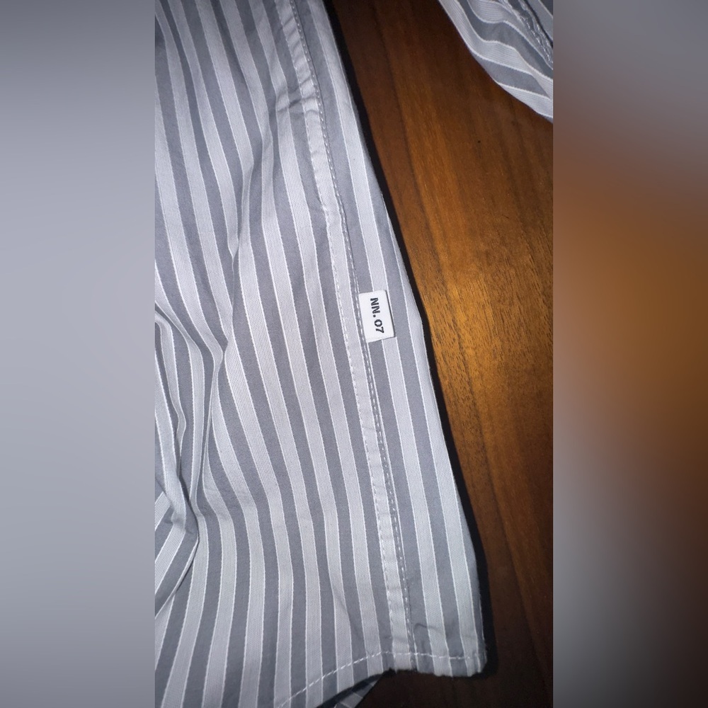 NN07 Freddy Men's Striped Button-Up Shirt - Picture 9 of 12